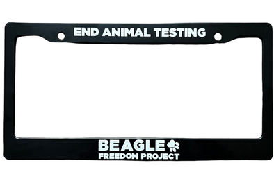 End Animal Testing | License Plate Frame