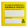 Save my Animals! Emergency Cards & Sticker: Two-pack