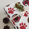 BFP Beagle Paw Print Wrapping Paper Sheets