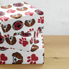 BFP Beagle Paw Print Wrapping Paper Sheets