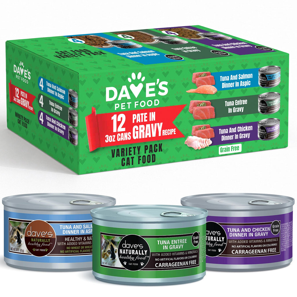 3 oz Naturally Healthy Cat Food Variety Pack - 12 Pack – Beagle