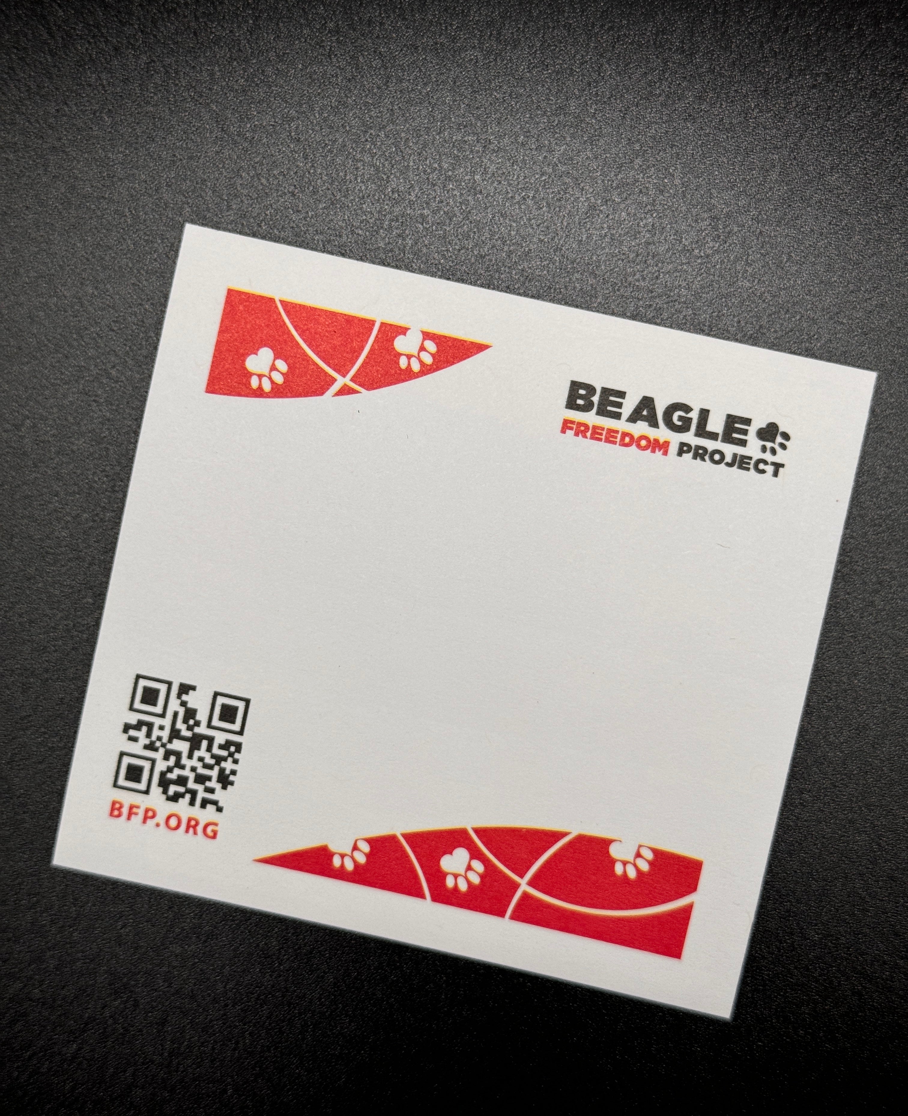 Bfp Pass BFP Post-itยฎ Notes โ Beagle Freedom Projectโข