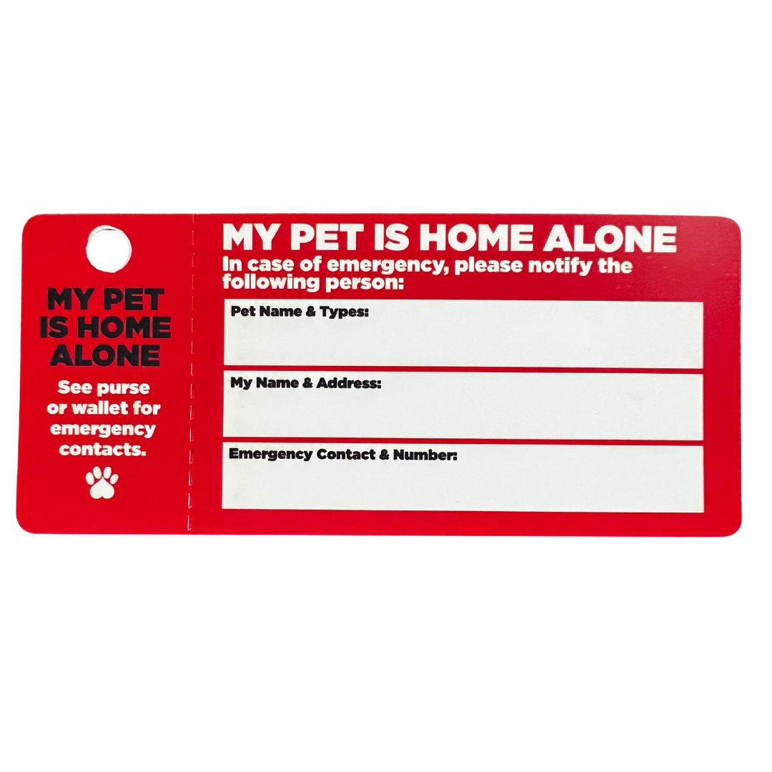 Emergency Animal Sticker Save my Animals! Emergency Cards & Sticker: Two-pack – Beagle Freedom ...