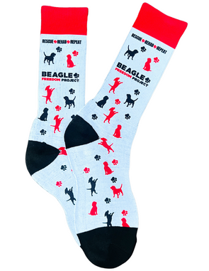 Fun BFP Beagle Crew Socks!