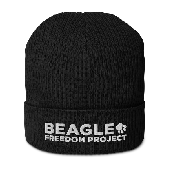 Beagle Freedom Project – Organic ribbed beanie