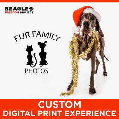 Custom Digital Portrait Experience by Fur Family Photos - Perfect Holiday Gift