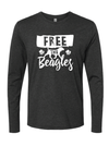 "Free The Beagles" Unisex Long Sleeve